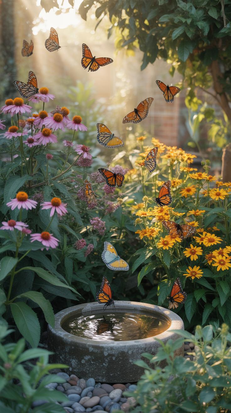 0130 1 a photorealistic butterfly garden bathed y0T3CxTVXUOse3FYA2SV3w TA9nuxftS1yOGypNpSfHOw cover