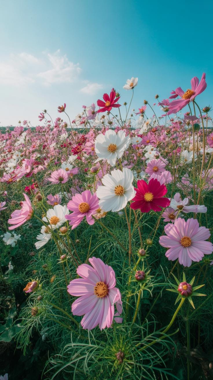 0142 1 a photorealistic sunlit field of cosmos aRx140NKV7agr4cVJ8 jjQ 2v QmcZVQMGkUfBhXp6RVA cover